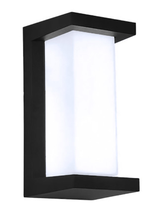 POWERTECH LED φωτιστικό τοίχου HLL-0166, 12W, 4000K, 960lm, IP65, μεταλλικό, μαύρο POWERTECH LED φωτιστικό τοίχου HLL-0166, 12W, 4000K, 960lm, IP65, μεταλλικό, μαύρο