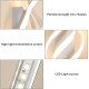 POWERTECH LED φωτιστικό τοίχου HLL-0168, 12W, 4000K, 960lm, λευκό POWERTECH LED φωτιστικό τοίχου HLL-0168, 12W, 4000K, 960lm, λευκό