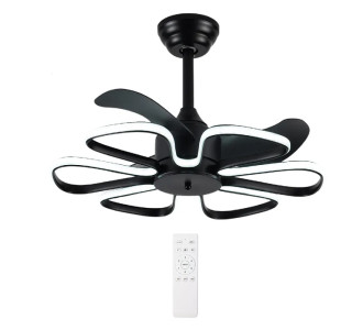 POWERTECH ανεμιστήρας οροφής HLL-0174 με LED φως, 96W, Φ55x35cm, μαύρος POWERTECH ανεμιστήρας οροφής HLL-0174 με LED φως, 96W, Φ55x35cm, μαύρος