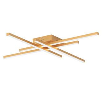 POWERTECH LED φωτιστικό οροφής HLL-0179, 50W, 4500K, 9x60x60cm, χρυσό POWERTECH LED φωτιστικό οροφής HLL-0179, 50W, 4500K, 9x60x60cm, χρυσό