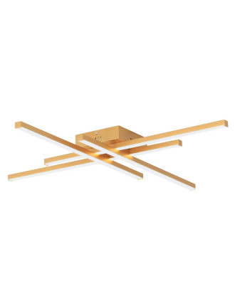 POWERTECH LED φωτιστικό οροφής HLL-0179, 50W, 4500K, 9x60x60cm, χρυσό POWERTECH LED φωτιστικό οροφής HLL-0179, 50W, 4500K, 9x60x60cm, χρυσό