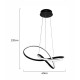 POWERTECH LED φωτιστικό οροφής HLL-0180, 50W, 4000K, Φ60cm x 120cm, μαύρο POWERTECH LED φωτιστικό οροφής HLL-0180, 50W, 4000K, Φ60cm x 120cm, μαύρο