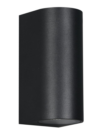 POWERTECH φωτιστικό τοίχου HLL-0188 για 2x GU10 λάμπες, μεταλλικό, IP65, μαύρο POWERTECH φωτιστικό τοίχου HLL-0188 για 2x GU10 λάμπες, μεταλλικό, IP65, μαύρο