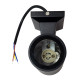 POWERTECH φωτιστικό τοίχου HLL-0189 για GU10 λάμπα, μεταλλικό, IP65, μαύρο POWERTECH φωτιστικό τοίχου HLL-0189 για GU10 λάμπα, μεταλλικό, IP65, μαύρο