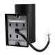 POWERTECH φωτιστικό τοίχου HLL-0189 για GU10 λάμπα, μεταλλικό, IP65, μαύρο POWERTECH φωτιστικό τοίχου HLL-0189 για GU10 λάμπα, μεταλλικό, IP65, μαύρο