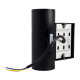 POWERTECH φωτιστικό τοίχου HLL-0190 για 2x GU10 λάμπες, μεταλλικό, IP65, μαύρο POWERTECH φωτιστικό τοίχου HLL-0190 για 2x GU10 λάμπες, μεταλλικό, IP65, μαύρο