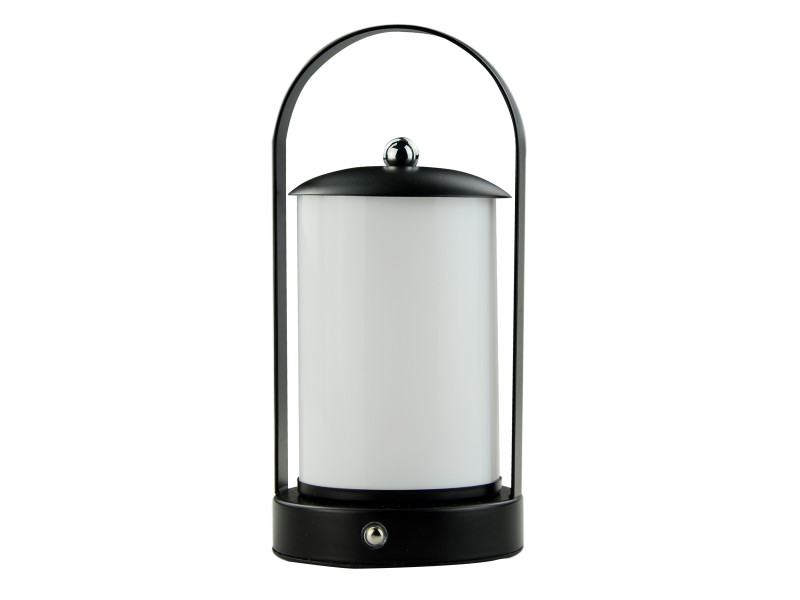 POWERTECH LED επιτραπέζιο φωτιστικό HLL-0192 με λαβή, ρυθμιζόμενο, επαναφορτιζόμενο, μαύρο