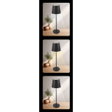 POWERTECH LED επιτραπέζιο φωτιστικό HLL-0194, ρυθμιζόμενο, επαναφορτιζόμενο, λευκό