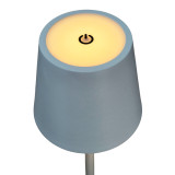 POWERTECH LED επιτραπέζιο φωτιστικό HLL-0194, ρυθμιζόμενο, επαναφορτιζόμενο, λευκό