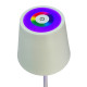 POWERTECH LED επιτραπέζιο φωτιστικό HLL-0196, RGB, ρυθμιζόμενο, επαναφορτιζόμενο, λευκό