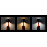 POWERTECH LED φωτιστικό για μπουκάλι HLL-0197, ρυθμιζόμενο, επαναφορτιζόμενο, μαύρο