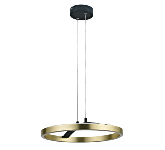 POWERTECH LED φωτιστικό οροφής HLL-0201, 29W, 4000K, Φ38x120cm, χρυσό/μαύρο POWERTECH LED φωτιστικό οροφής HLL-0201, 29W, 4000K, Φ38x120cm, χρυσό/μαύρο