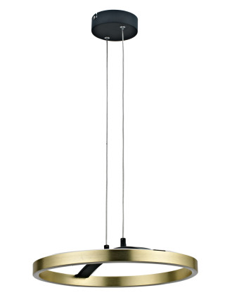 POWERTECH LED φωτιστικό οροφής HLL-0201, 29W, 4000K, Φ38x120cm, χρυσό/μαύρο POWERTECH LED φωτιστικό οροφής HLL-0201, 29W, 4000K, Φ38x120cm, χρυσό/μαύρο
