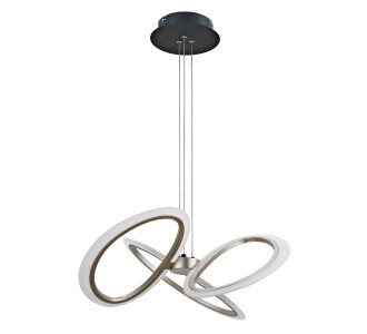 POWERTECH LED φωτιστικό οροφής HLL-0205, 40W, 4000K, Φ53x120cm, οπάλ χρυσό/μαύρο POWERTECH LED φωτιστικό οροφής HLL-0205, 40W, 4000K, Φ53x120cm, οπάλ χρυσό/μαύρο