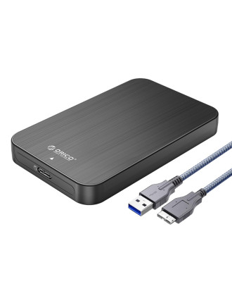 ORICO θήκη για 2.5" SATA HDD/SSD HM25U3, 5Gbps, μαύρη