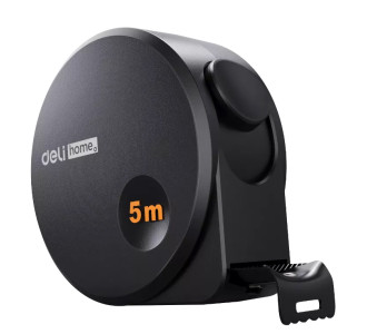 DELI μέτρο HT8519 με αυτόματη επαναφορά & κλείδωμα, 19mm x 5m