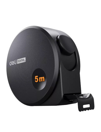DELI μέτρο HT8519 με αυτόματη επαναφορά & κλείδωμα, 19mm x 5m