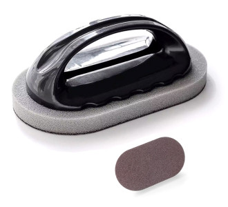 Σφουγγάρι με λαβή HUH-0025, καφέ