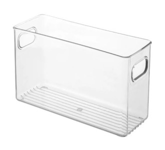 Δοχείο οργάνωσης ψυγείου HUH-0032, 26 x 15.5 x 9cm, διάφανο