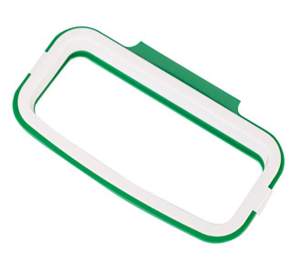 Βάση στήριξης για σακούλα απορριμμάτων HUH-0035, 12.5 x 22cm, πράσινη