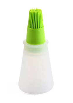Μπουκάλι λαδιού με πινέλο HUH-0036, 12 x 5cm, πράσινο