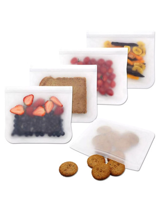 Σετ επαναχρησιμοποιούμενες αεροστεγείς σακούλες τροφίμων HUH-0040, 4τμχ Σετ επαναχρησιμοποιούμενες αεροστεγείς σακούλες τροφίμων HUH-0040, 4τμχ
