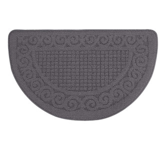 Πατάκι εισόδου HUH-0072, αντιολισθητικό, 40 x 63cm, γκρι