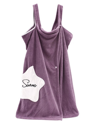 ROXXANI πετσέτα-μπουρνούζι μπάνιου HUH-0099, 85x150cm, μωβ ROXXANI πετσέτα-μπουρνούζι μπάνιου HUH-0099, 85x150cm, μωβ