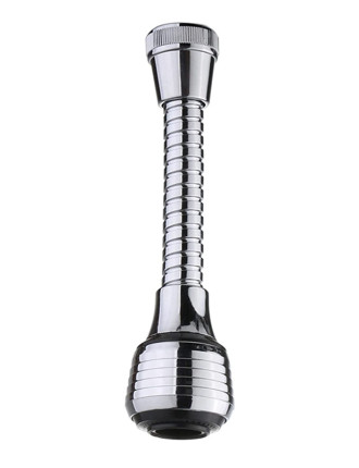 HOME USE κεφαλή βρύσης HUH-0104 με εύκαμπτο σπιράλ, 14.5cm, ασημί HOME USE κεφαλή βρύσης HUH-0104 με εύκαμπτο σπιράλ, 14.5cm, ασημί