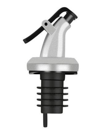 Πώμα ροής για μπουκάλι HUH-0108 με κλείστρο, Φ18mm, ασημί Πώμα ροής για μπουκάλι HUH-0108 με κλείστρο, Φ18mm, ασημί