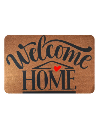 Πατάκι εισόδου HUH-0111, αντιολισθητικό, 40 x 60cm, καφέ Πατάκι εισόδου HUH-0111, αντιολισθητικό, 40 x 60cm, καφέ