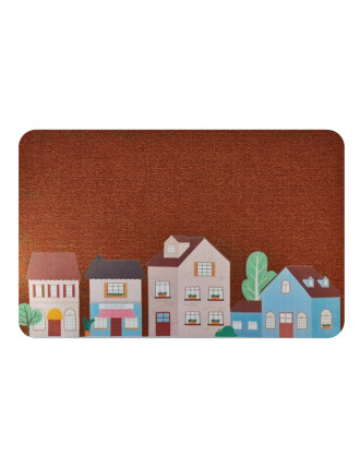 Πατάκι εισόδου HUH-0113, αντιολισθητικό, 40 x 60cm, καφέ Πατάκι εισόδου HUH-0113, αντιολισθητικό, 40 x 60cm, καφέ