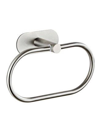 Κρεμάστρα τοίχου HUH-0114 για μπάνιο, μεταλλική, 20.5cm, ασημί Κρεμάστρα τοίχου HUH-0114 για μπάνιο, μεταλλική, 20.5cm, ασημί