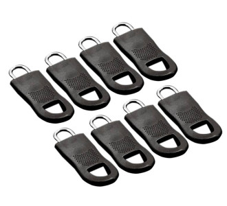 Ανταλλακτικά γατζάκια για φερμουάρ HUH-0138, 35mm, μαύρο, 8τμχ