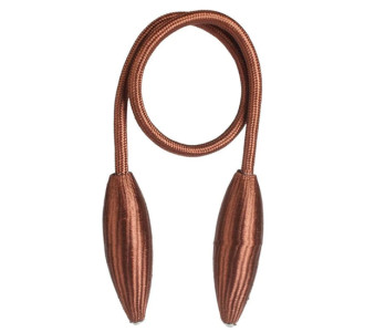 ROXXANI δέστρα κορδόνι HUH-0142 για κουρτίνες, 55cm, καφέ