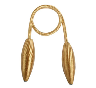 ROXXANI δέστρα κορδόνι HUH-0143 για κουρτίνες, 55cm, χρυσό