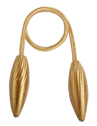 ROXXANI δέστρα κορδόνι HUH-0143 για κουρτίνες, 55cm, χρυσό ROXXANI δέστρα κορδόνι HUH-0143 για κουρτίνες, 55cm, χρυσό