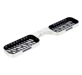 Επιτοίχια βάση οργάνωσης HUH-0155 για μπάνιο-κουζίνα, 10.3x60cm, λευκή