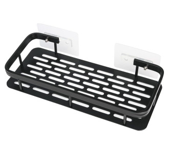 HOME USE ράφι τοίχου HUH-0162, αλουμινίου, 30x5x13cm, μαύρο