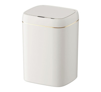 HOME USE κάδος απορριμμάτων HUH-0188 με φωτοκύτταρο, 13lt, λευκός