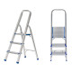 HOME USE σκάλα αλουμινίου HUH-0201 με 2+1 σκαλοπάτια, EN 131, 117.5cm HOME USE σκάλα αλουμινίου HUH-0201 με 2+1 σκαλοπάτια, EN 131, 117.5cm