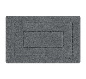 HOME USE πατάκι μπάνιου HUH-0203, αντιολισθητικό, 50 x 80cm, γκρι