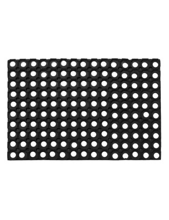 HOME USE πατάκι εισόδου HUH-0209, αντιολισθητικό, καουτσούκ, 60x40cm, 16mm πάχος, μαύρο HOME USE πατάκι εισόδου HUH-0209, αντιολισθητικό, καουτσούκ, 60x40cm, 16mm πάχος, μαύρο