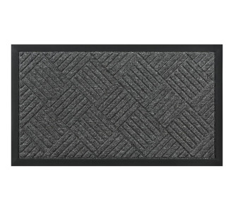 HOME USE πατάκι εισόδου HUH-0212, αντιολισθητικό, 60x40cm, 5mm πάχος, γκρι