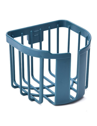 HOME USE επιτοίχια χαρτοθήκη μπάνιου HUH-0220 με αυτοκόλλητο, 11x14x13.5cm, μπλε HOME USE επιτοίχια χαρτοθήκη μπάνιου HUH-0220 με αυτοκόλλητο, 11x14x13.5cm, μπλε