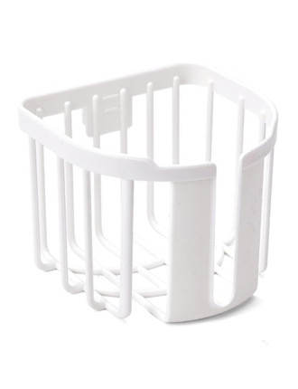 HOME USE επιτοίχια χαρτοθήκη μπάνιου HUH-0223 με αυτοκόλλητο, 11x14x13.5cm, λευκή HOME USE επιτοίχια χαρτοθήκη μπάνιου HUH-0223 με αυτοκόλλητο, 11x14x13.5cm, λευκή