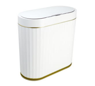 HOME USE κάδος απορριμμάτων HUH-0227 με φωτοκύτταρο, 9lt, λευκός