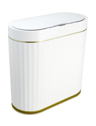 HOME USE κάδος απορριμμάτων HUH-0227 με φωτοκύτταρο, 9lt, λευκός HOME USE κάδος απορριμμάτων HUH-0227 με φωτοκύτταρο, 9lt, λευκός