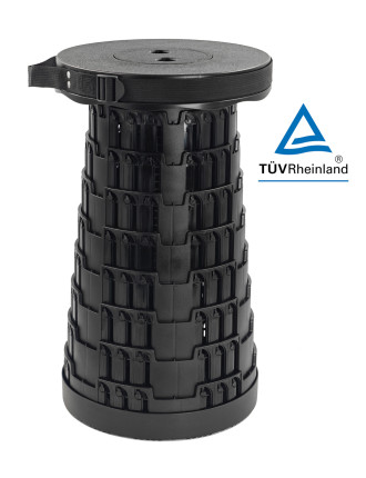 POWERTECH πτυσσόμενο καρεκλάκι HUH-0230, αντοχή έως 250kg, 25.5x45cm, μαύρο POWERTECH πτυσσόμενο καρεκλάκι HUH-0230, αντοχή έως 250kg, 25.5x45cm, μαύρο