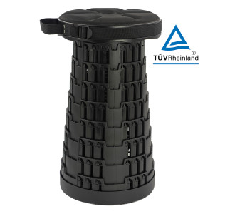 HOME USE πτυσσόμενο καρεκλάκι HUH-0235 με μαξιλάρι, αντοχή έως 250kg, 25.5x45cm, μαύρο HOME USE πτυσσόμενο καρεκλάκι HUH-0235 με μαξιλάρι, αντοχή έως 250kg, 25.5x45cm, μαύρο